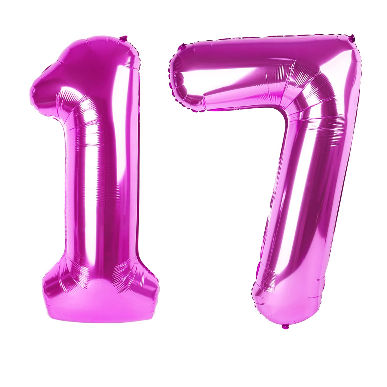 Kelfuoya rose purple 40-inch 17 balloon for striking photo backdrops and celebrations.