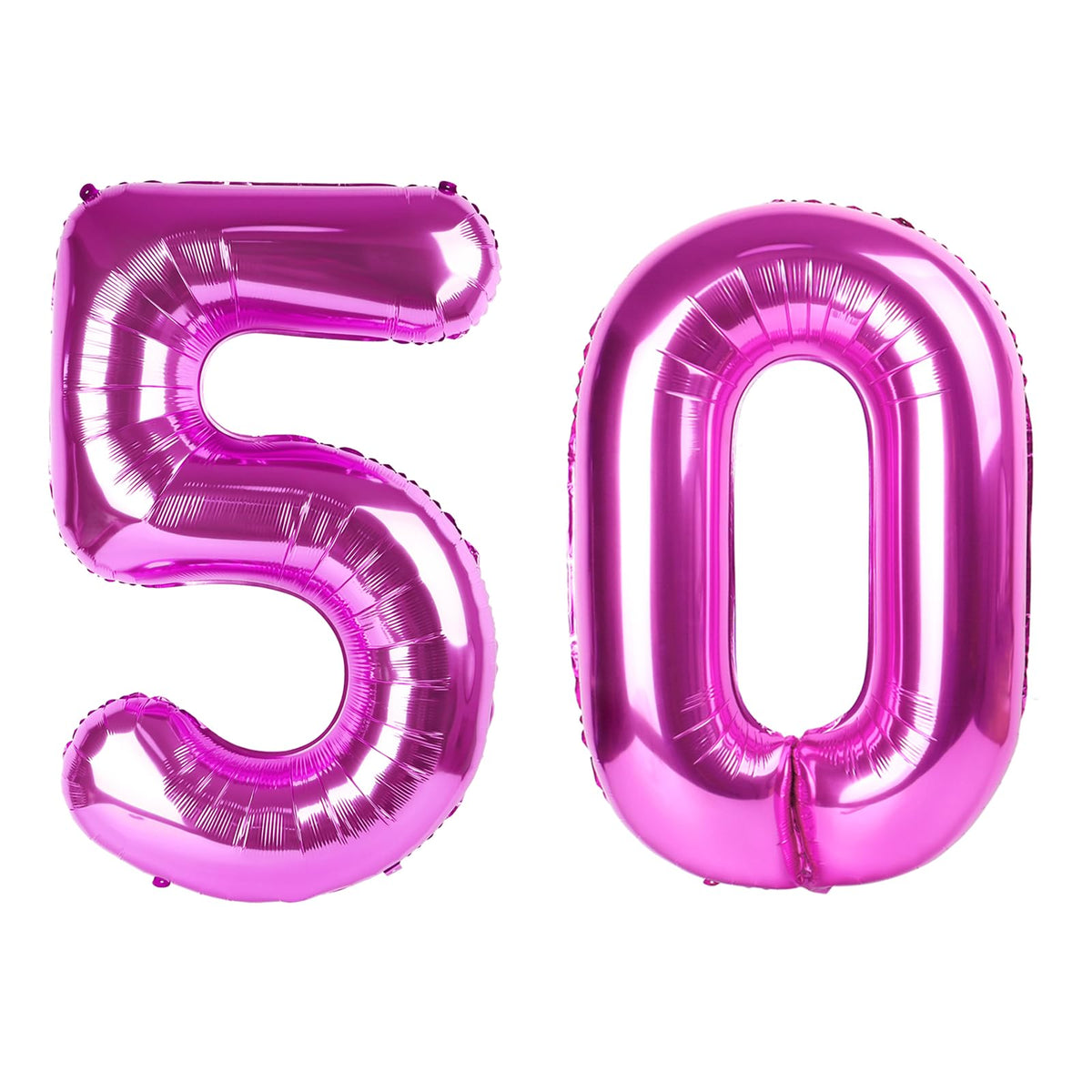 Kelfuoya rose purple 50 balloon 40-inch foil balloon creates a striking birthday backdrop.