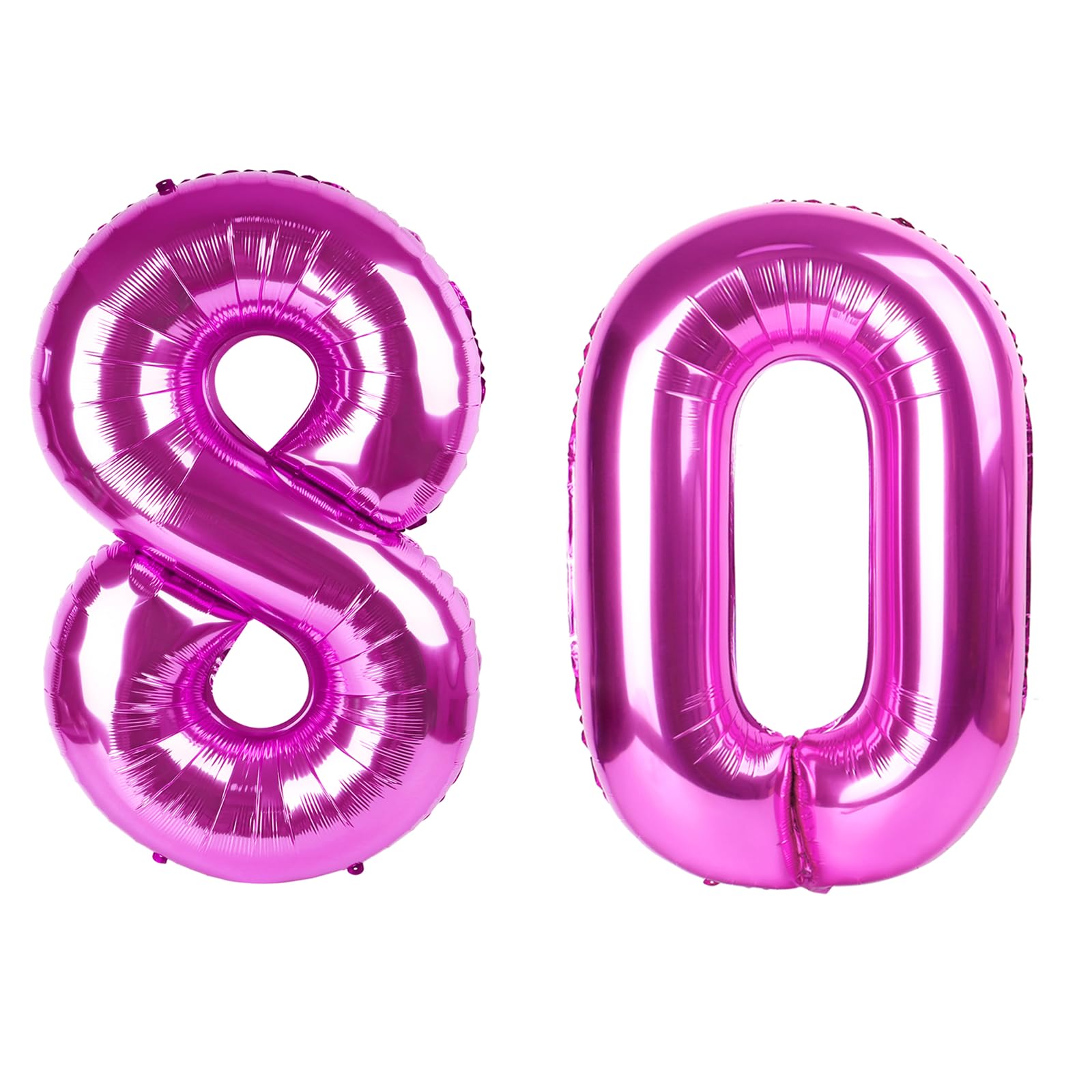 Kelfuoya rose purple 40-inch 80-number balloon for standout birthday decor.