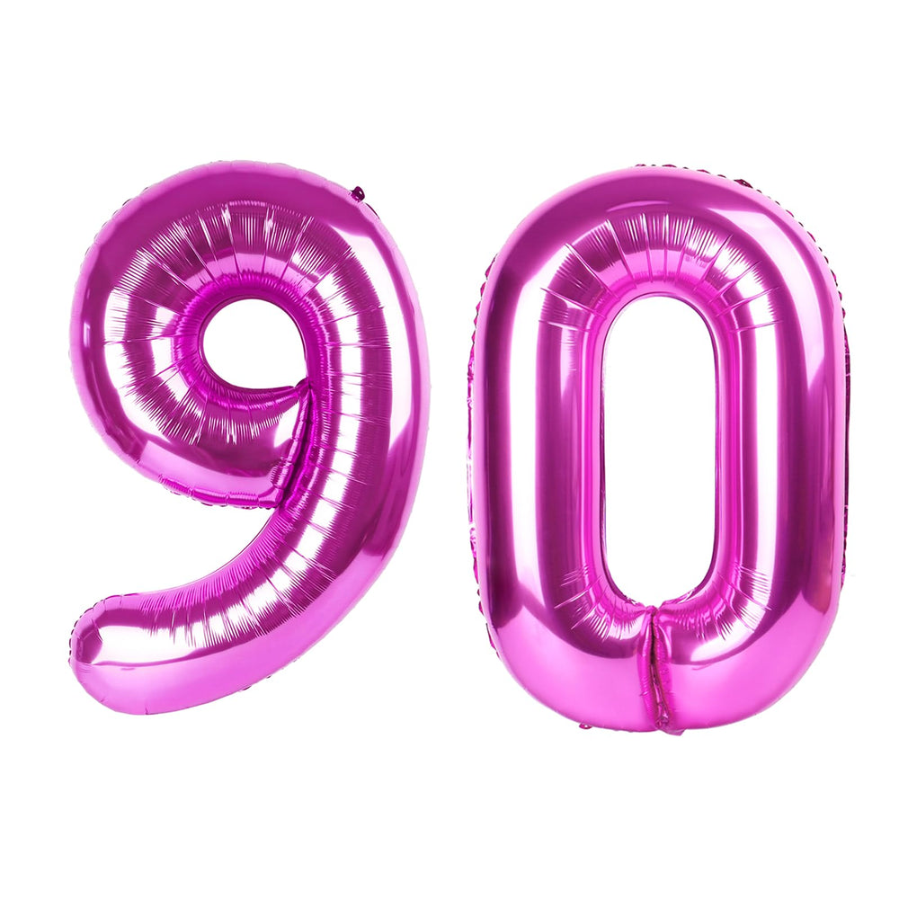 Kelfuoya rose purple 90 balloon, a giant centerpiece for birthdays and anniversaries.