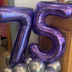 Kelfuoya self-sealing 40-inch balloon stays inflated longer for lasting displays.