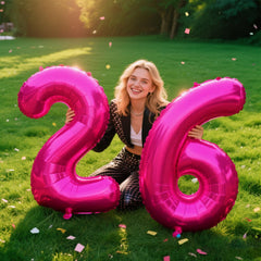 Kelfuoya self-sealing 40-inch number balloon stays inflated for hours