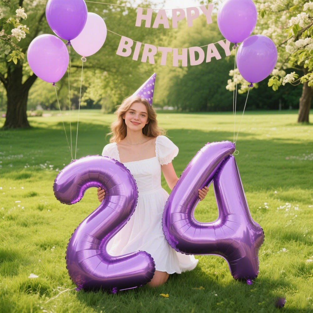 Kelfuoya self-sealing 40-inch balloon stays inflated longer