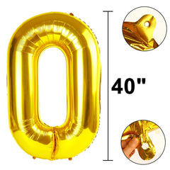 Kelfuoya self sealing gold 60 balloon stays inflated for hours