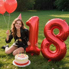 Kelfuoya versatile party decor number balloons for indoor or outdoor use