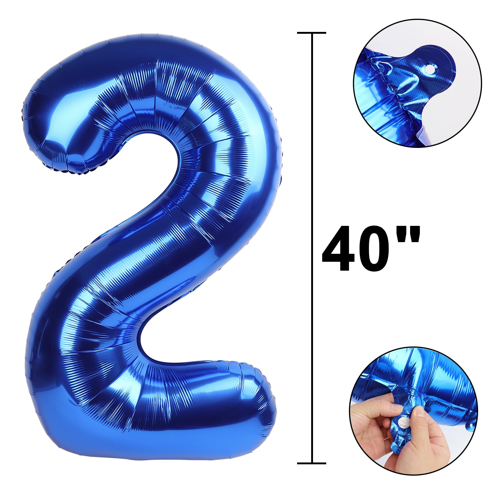 Kelfuoya wall display with a 40-inch number balloon for photo moments.