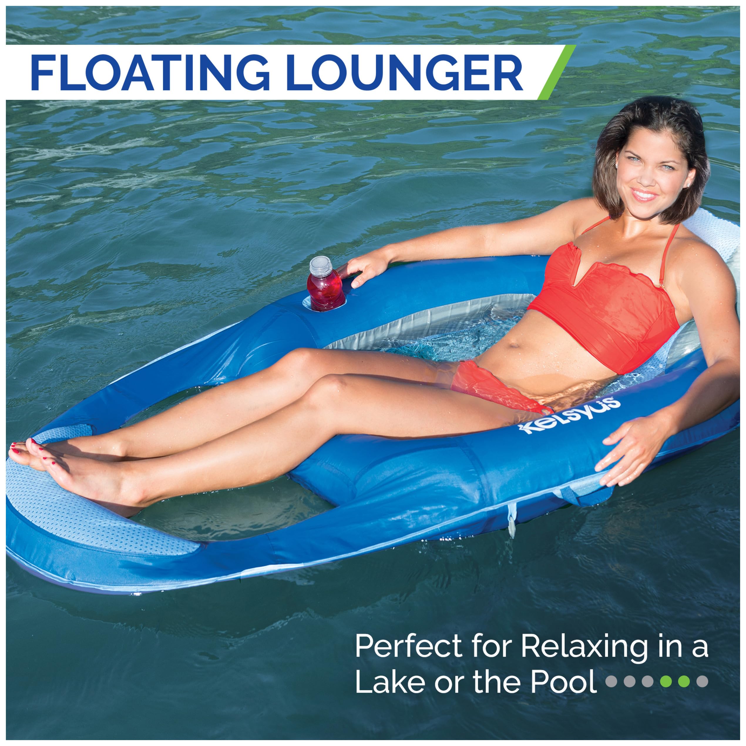 Kelsyus Spring Float Inner Spring enhances stability around the edge for steady floating.