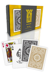 KEM Arrow Black and Gold cards in premium box, showcasing luxury packaging and durable plastic build.