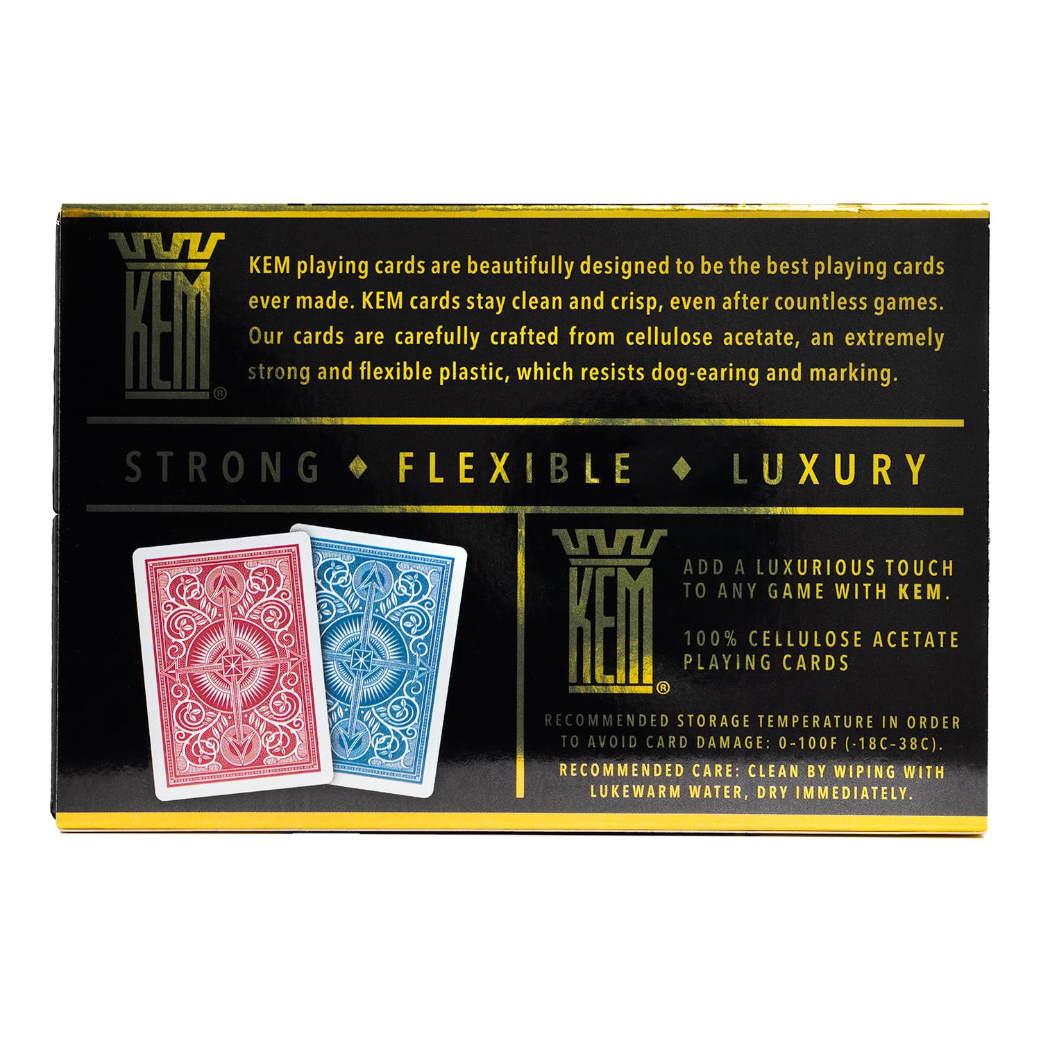 Casino-grade quality lends a professional feel to home games.