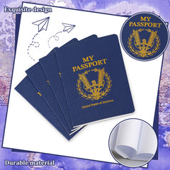 Kenburg passport notebook set of 60 pieces for shared pretend play and creativity.