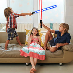 Kenpora color-change light saber with customizable colors for battles