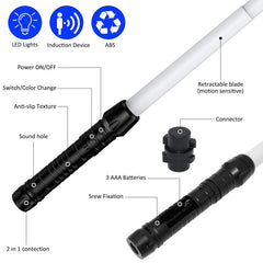 Kenpora light saber ideal prop for Halloween party battles
