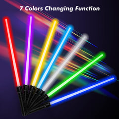 Kenpora light saber motion-sensitive color and sound for dynamic battles
