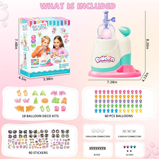 kenvc DIY Balloon Animal Kit colorful decoration accessories for creative looks.