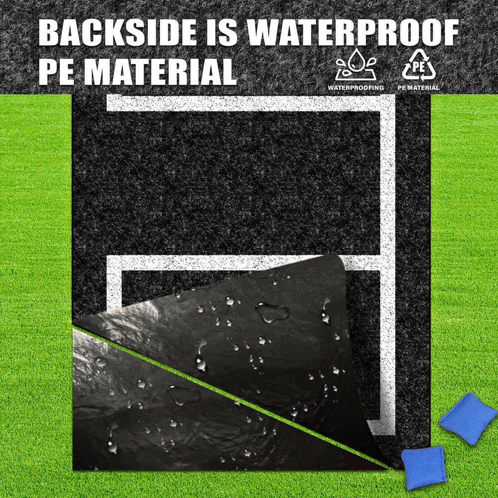 KEOHOLI waterproof back layer keeps mats stable on damp ground
