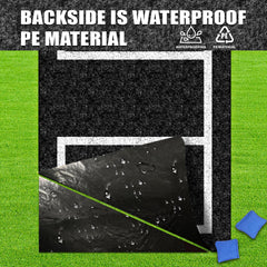KEOHOLI waterproof back layer keeps mats stable on damp ground