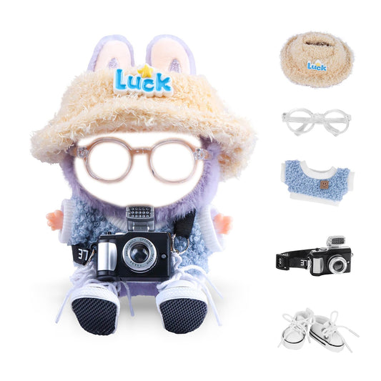 KEOOUA 17cm doll blue shirt: versatile outfit for creative mix-and-match play
