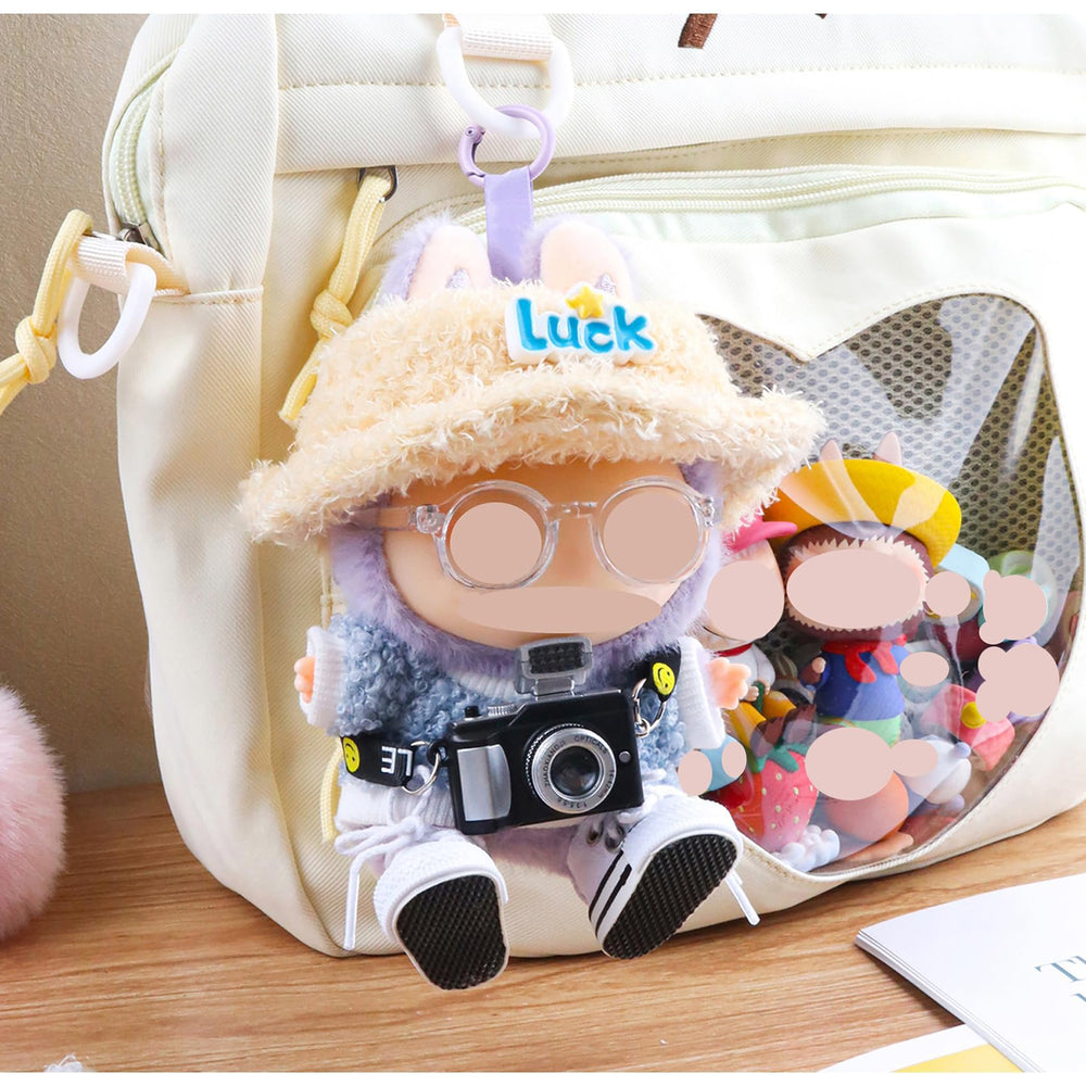 KEOOUA 17cm doll camera: tiny prop enhances pretend photography and storytelling