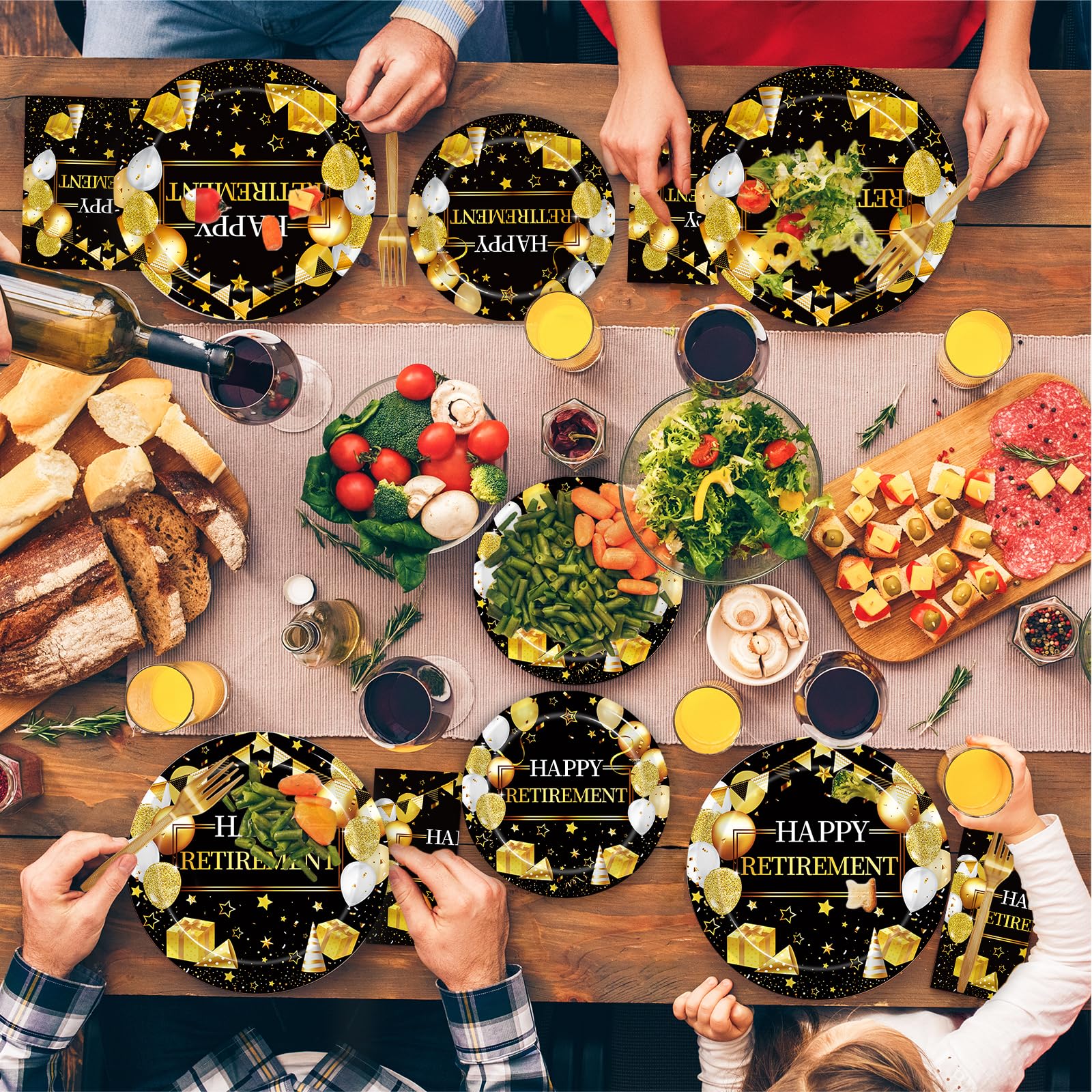 Kepeel retirement theme design in black and gold elevates decor