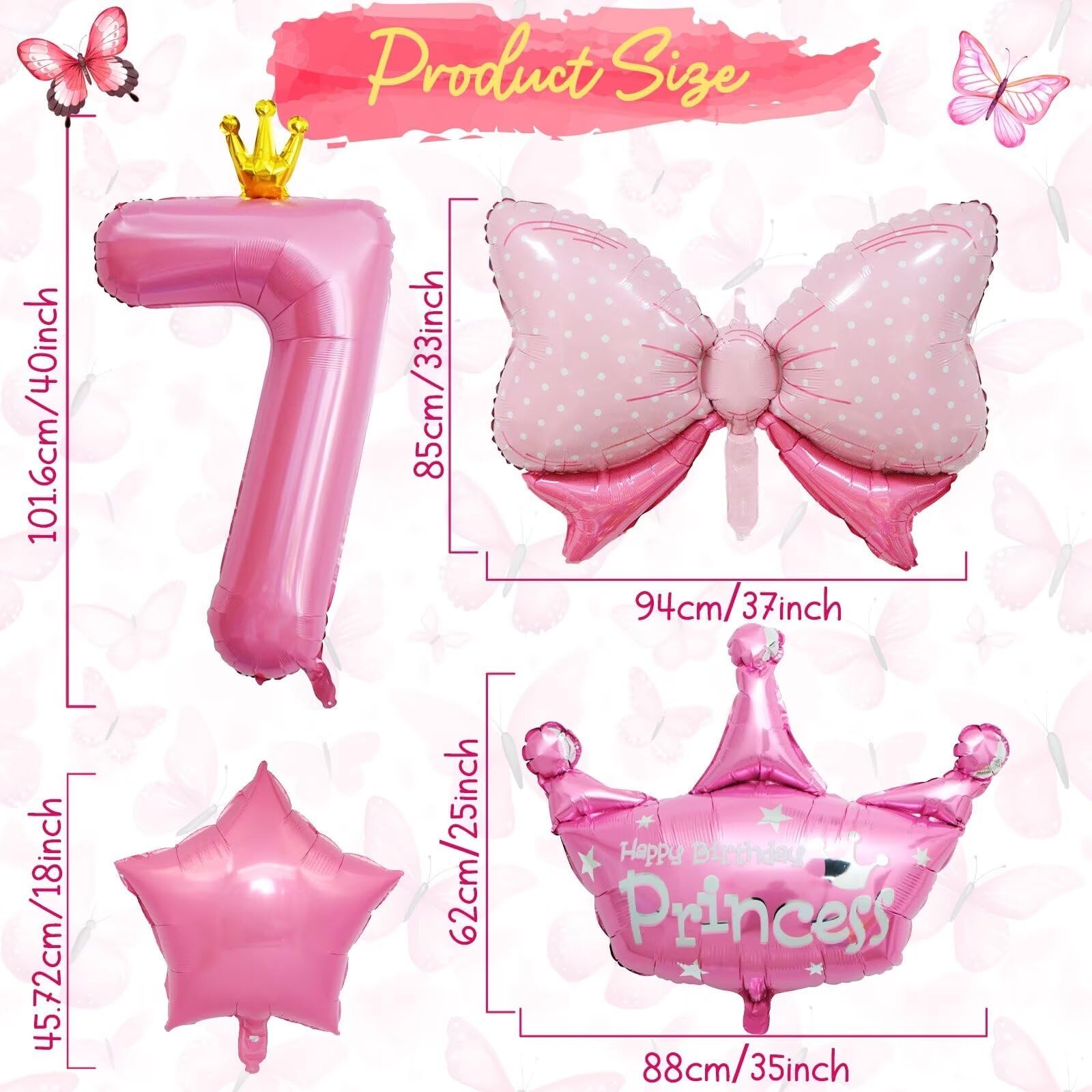 KEPMOV pink bow balloon adds whimsical flair to decor