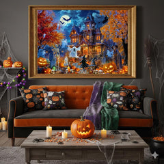 Kepovin Halloween Night puzzle 1000 pieces for gift-giving or party decorations