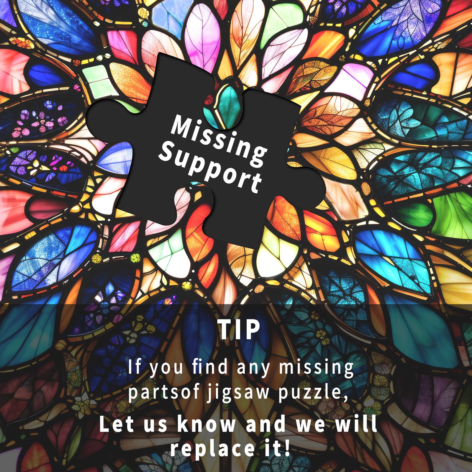 Kepovin missing-pieces-support-service offers replacements if a piece is missing.