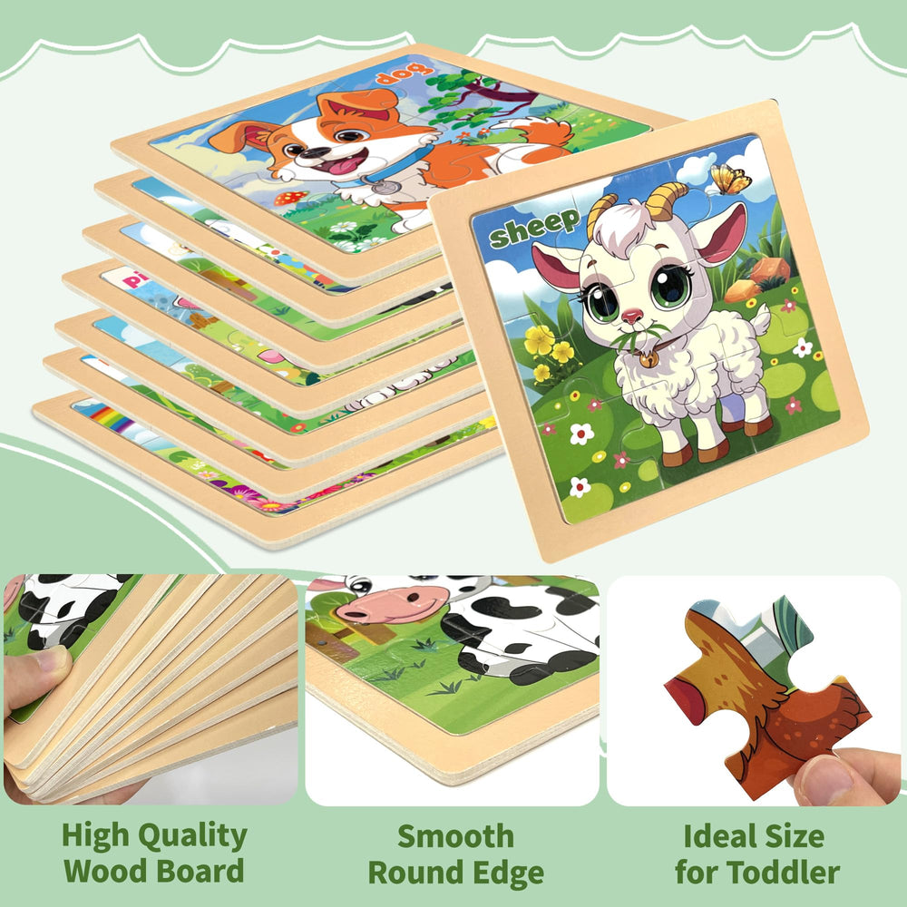 Kepovin wooden puzzle rabbit image supports independent problem solving.