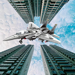 KERHENE F-15 Eagle display-ready on shelf or desk.
