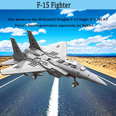 KERHENE F-15 Eagle with step-by-step instructions for easy building.
