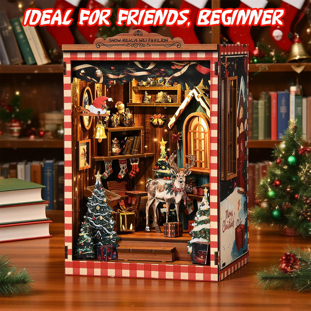 KERNOWO Book Nook Kit Clear instructions aid smooth assembly.