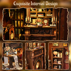 KERNOWO Book Nook Kit relaxing craft session for stress-free build.