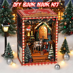 KERNOWO Book Nook Kit Unpacking reveals neatly organized parts.