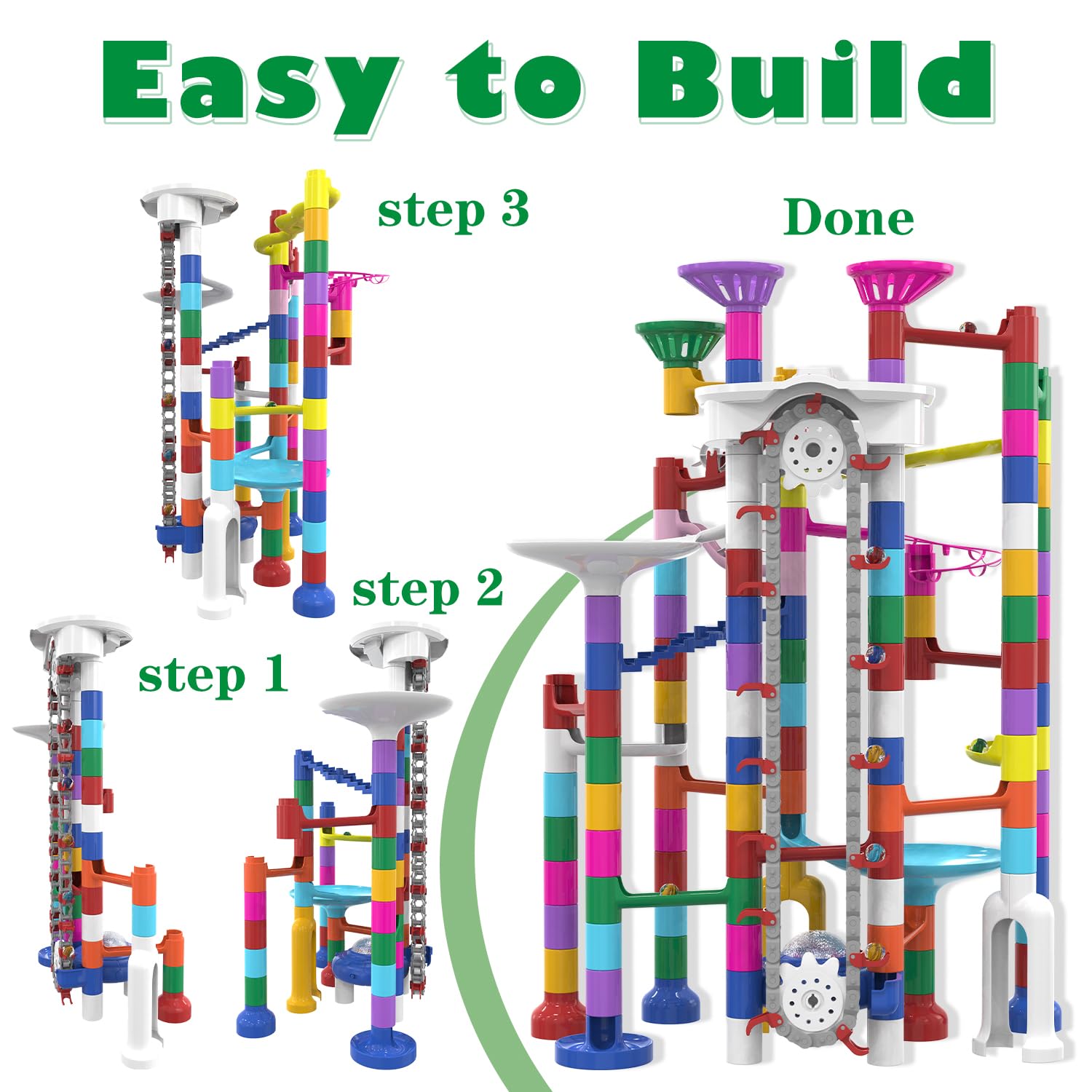 KERUVOTA Family Bonding Marble Run: multi-age fun for everyone