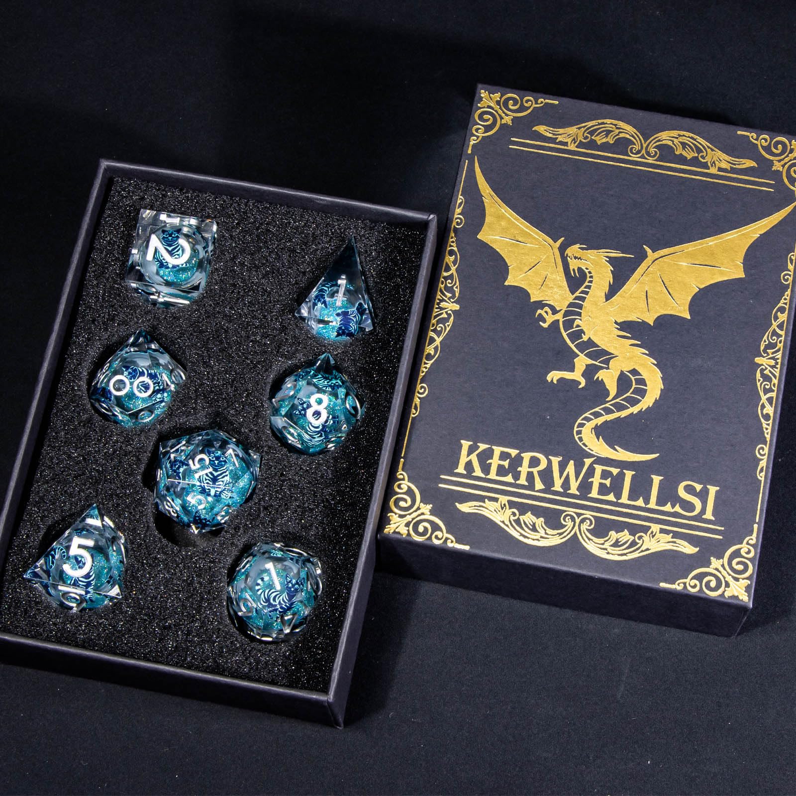 KERWELLSI blue D20 die, premium aesthetics and tactile precision