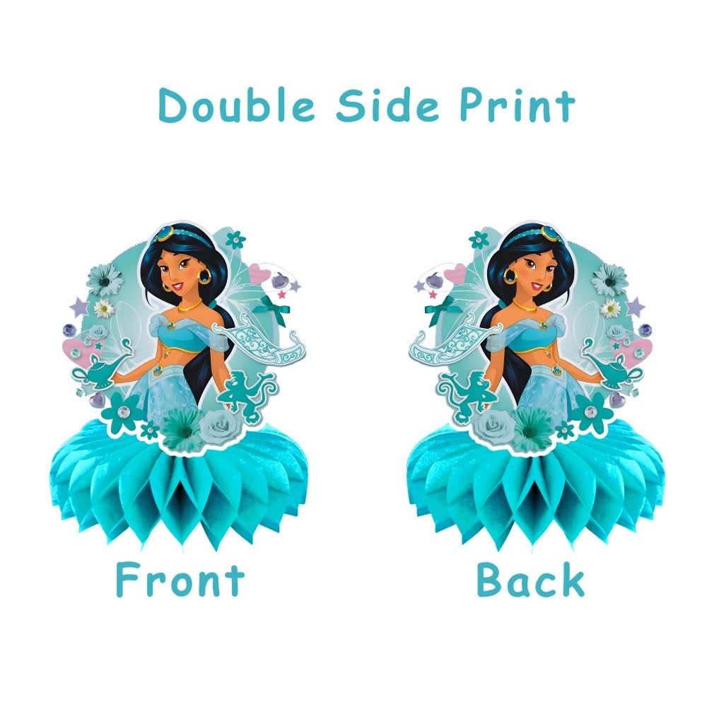 KERWHIS princess-themed party decor set enhances kids' celebrations.