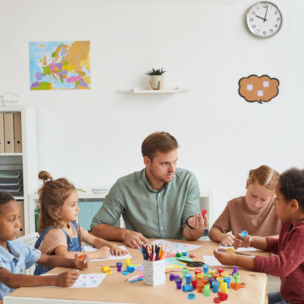 Kesote space stamps featuring astronauts inspire imaginative learning and play