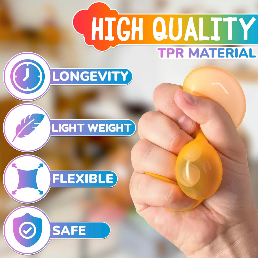 KETAR soft TPR glow ball with comfortable texture for gentle squeezes.