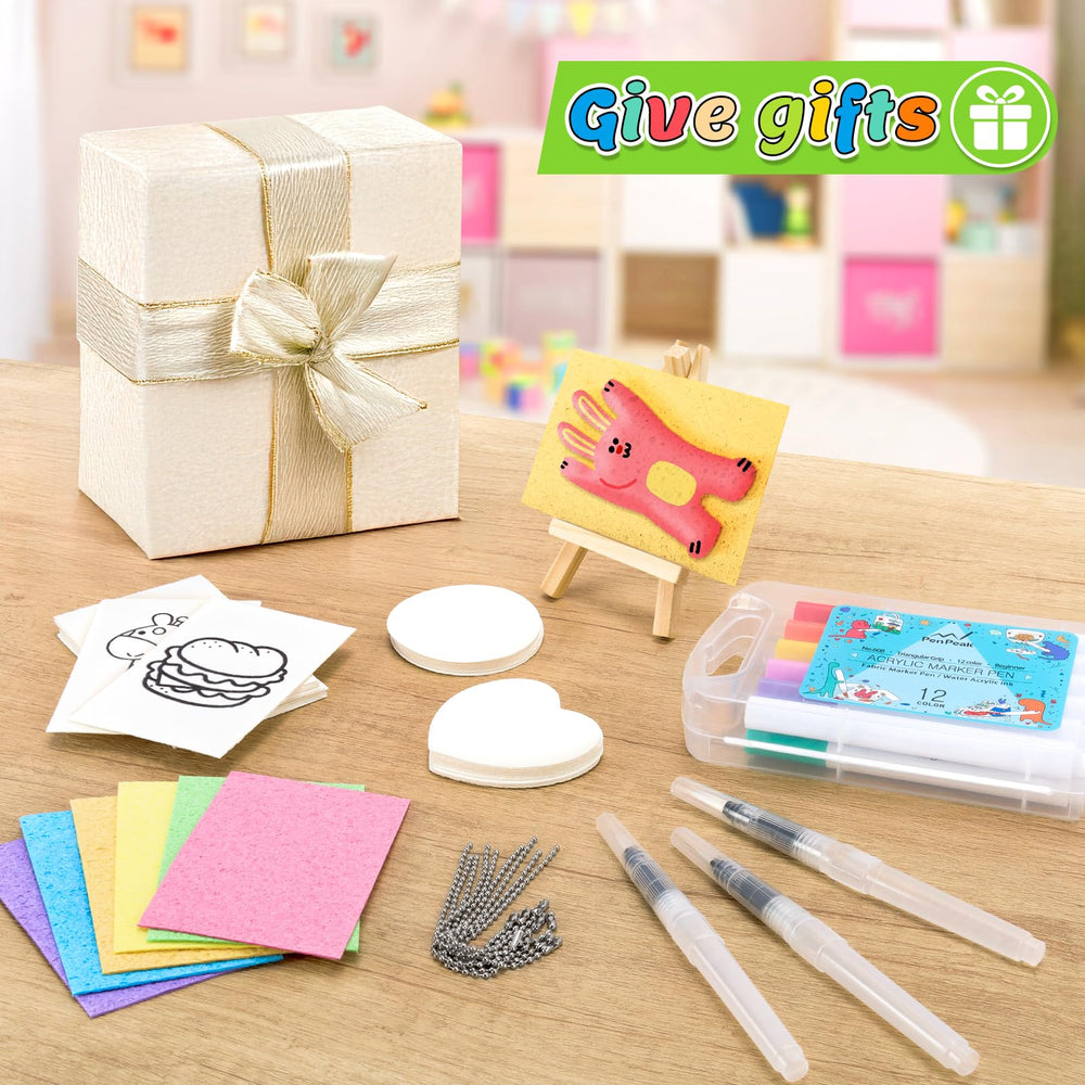 KETIEE creative Crafts ideas using the 58Pcs Puffy Paint Kit