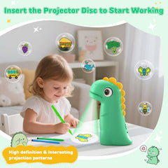 Ketiee drawing book with preprinted slides for guided practice.