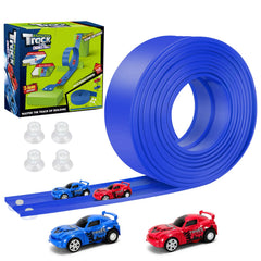 KETIEE Flex Tracks 16ft set with two cars for indoor racing.