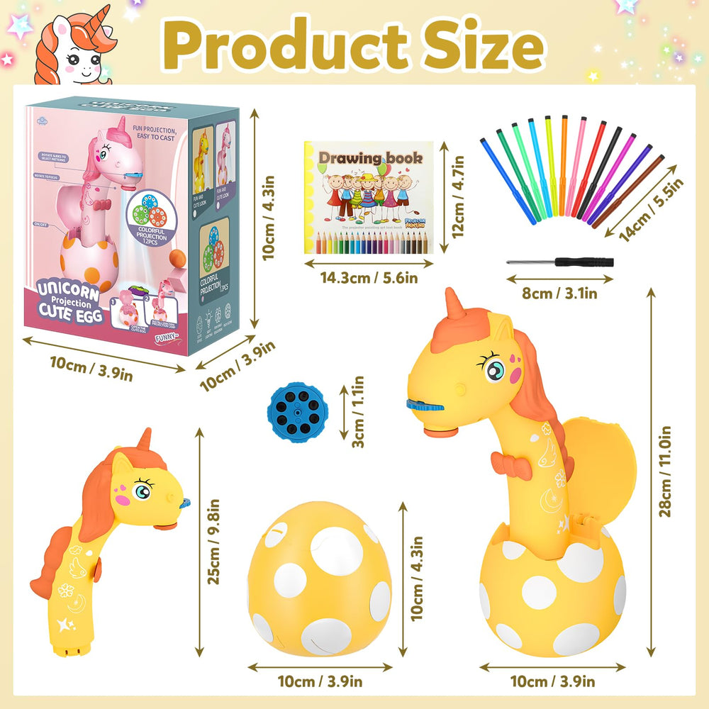 KETIEE Unicorn portable design for drawing on the go