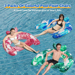 KEUCL pool floats with cupholders and handles for easy sips and secure grip