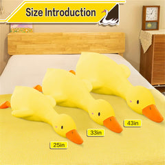 Kewo giant duck plush toy provides a soft, cuddly focal point for any room