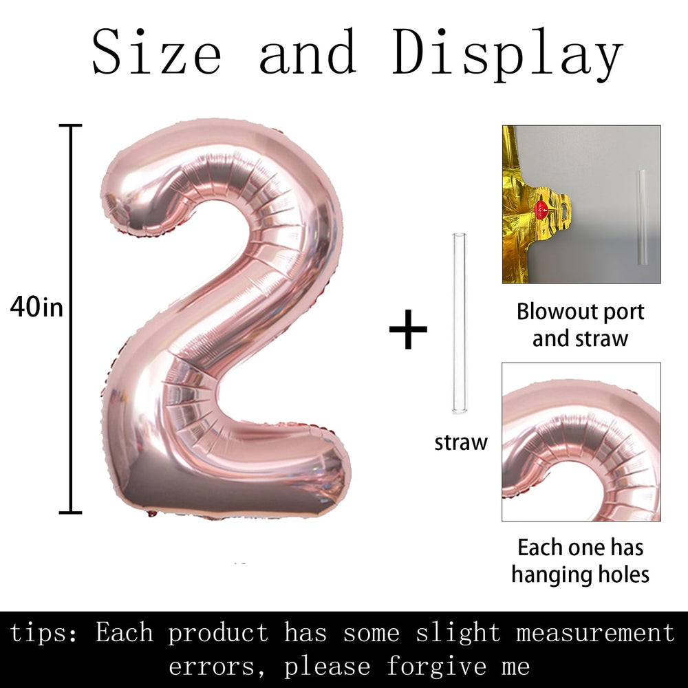 Keyali rose gold 2 balloon showcases vibrant color in photos and parties