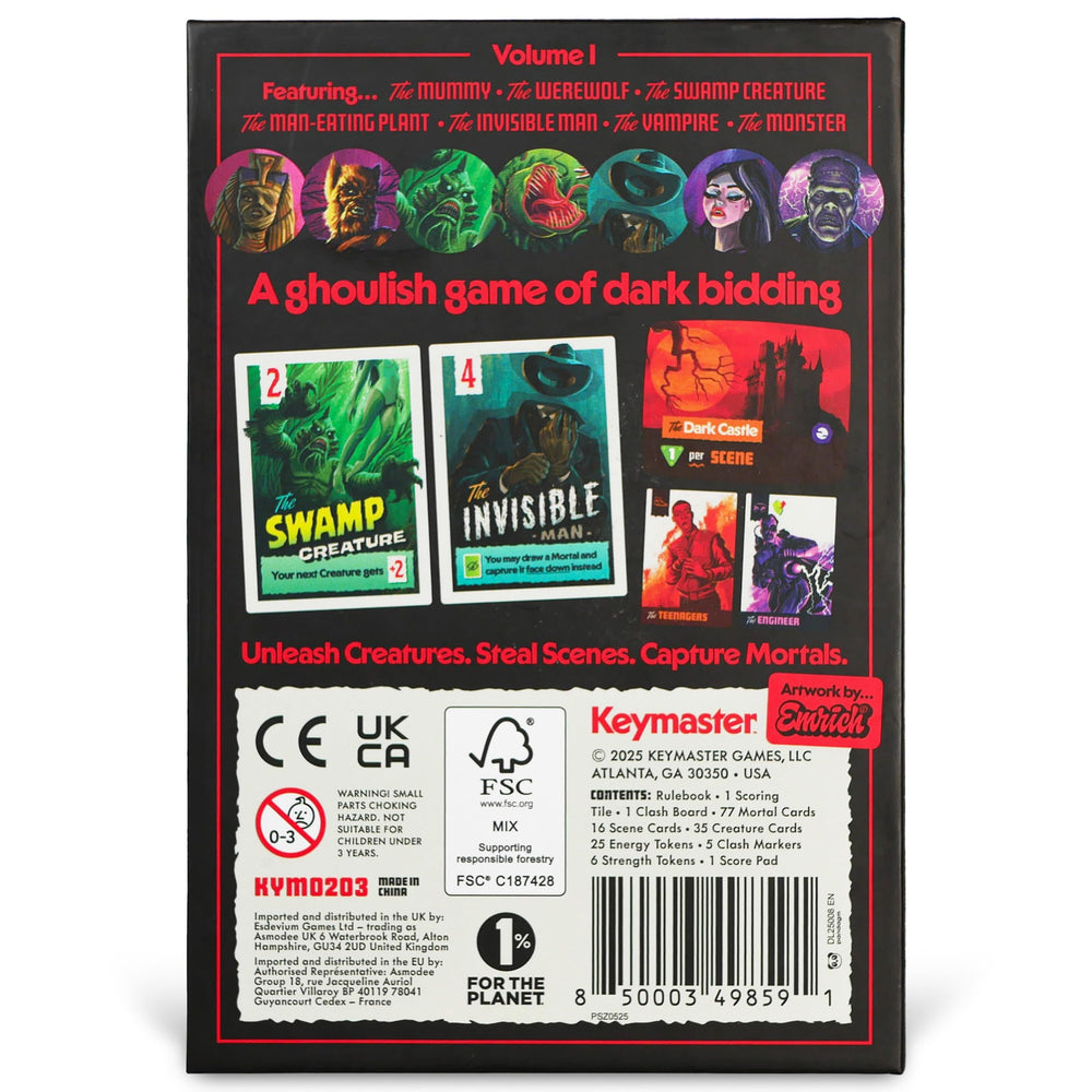 Keymaster Games Campy Creatures Vol. 1 dragon poster fuels epic showdowns
