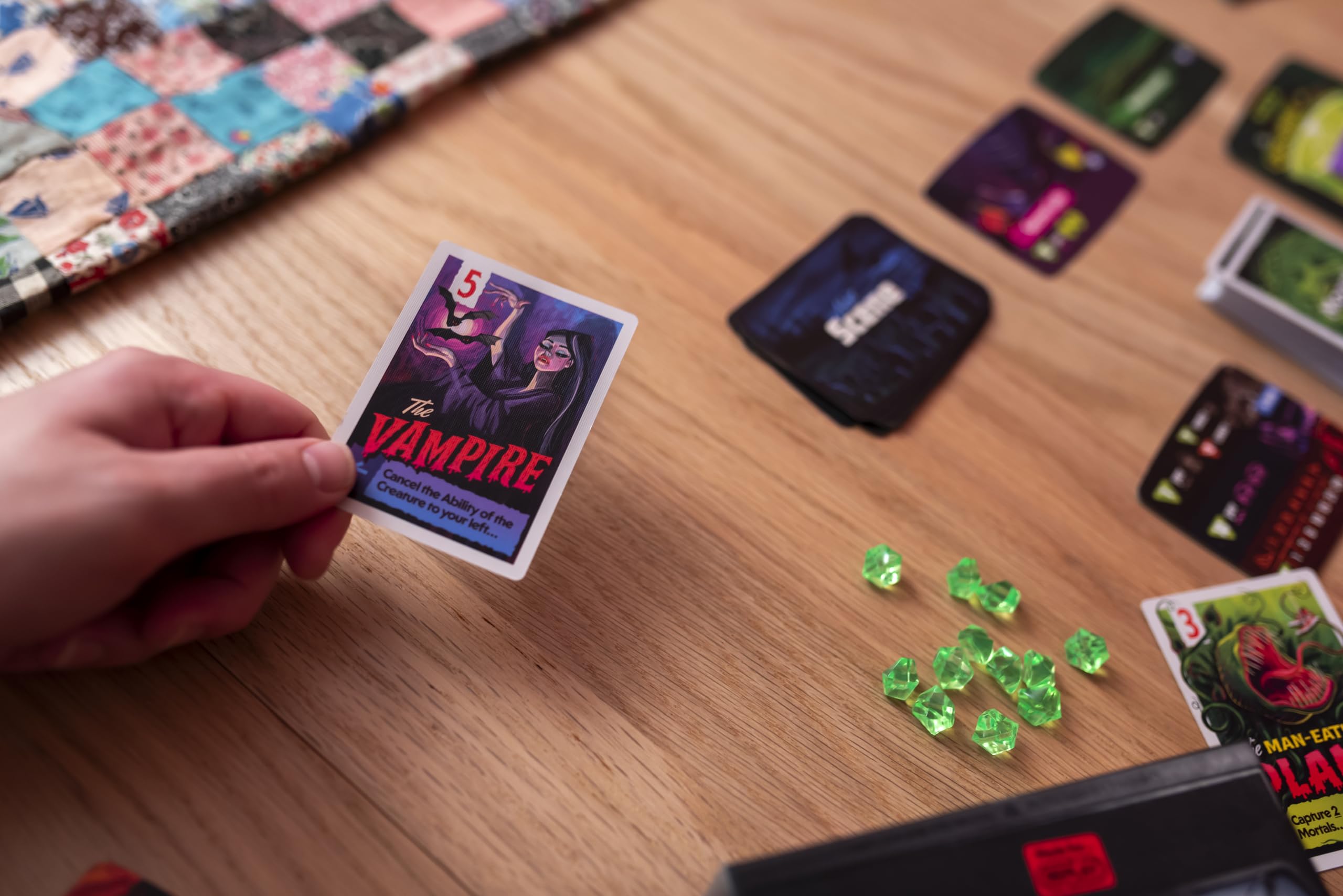 Keymaster Games Campy Creatures Vol. 1 ghost artwork elevates family-friendly thrills
