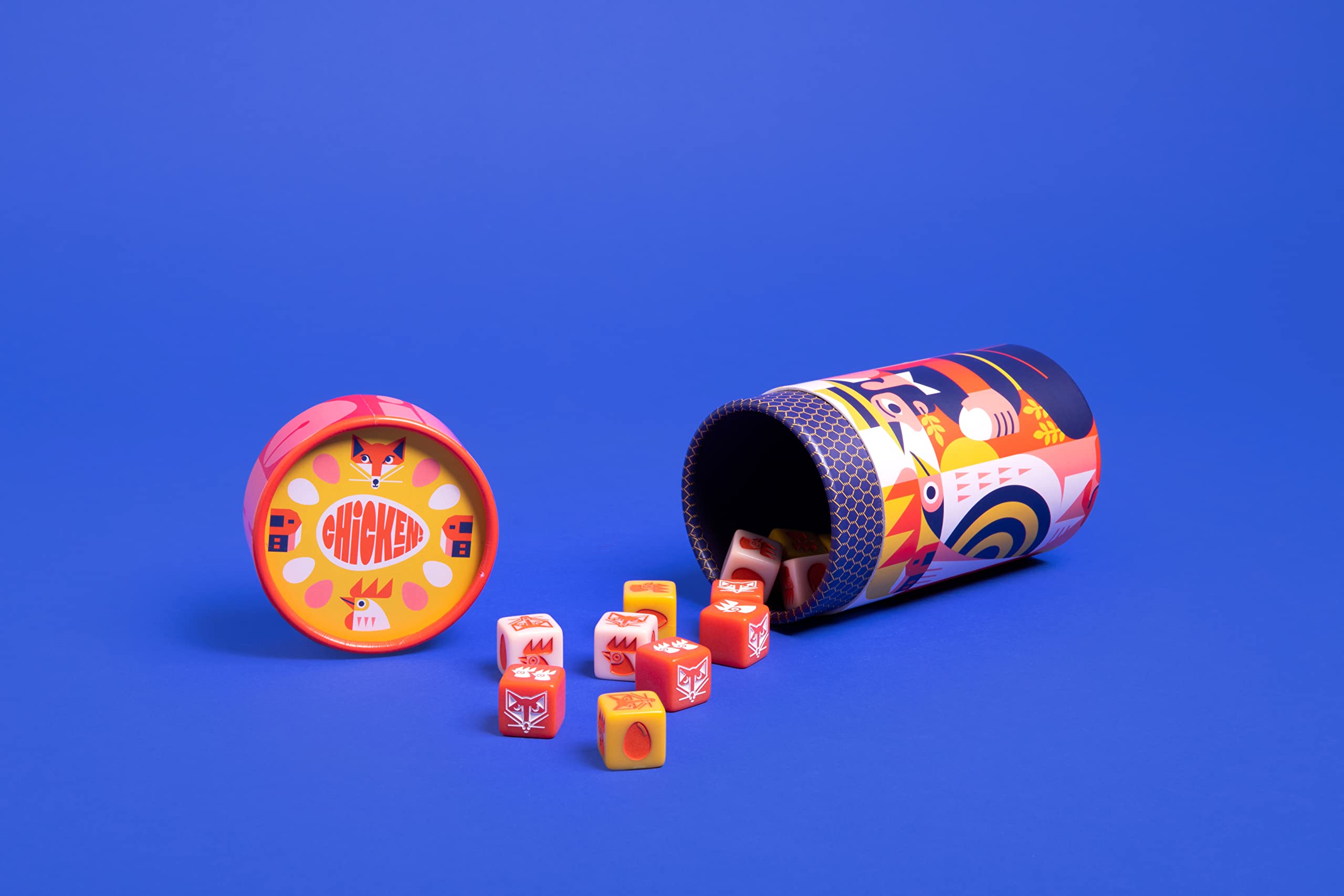 Avoid the fox and chase points in Chicken! dice game