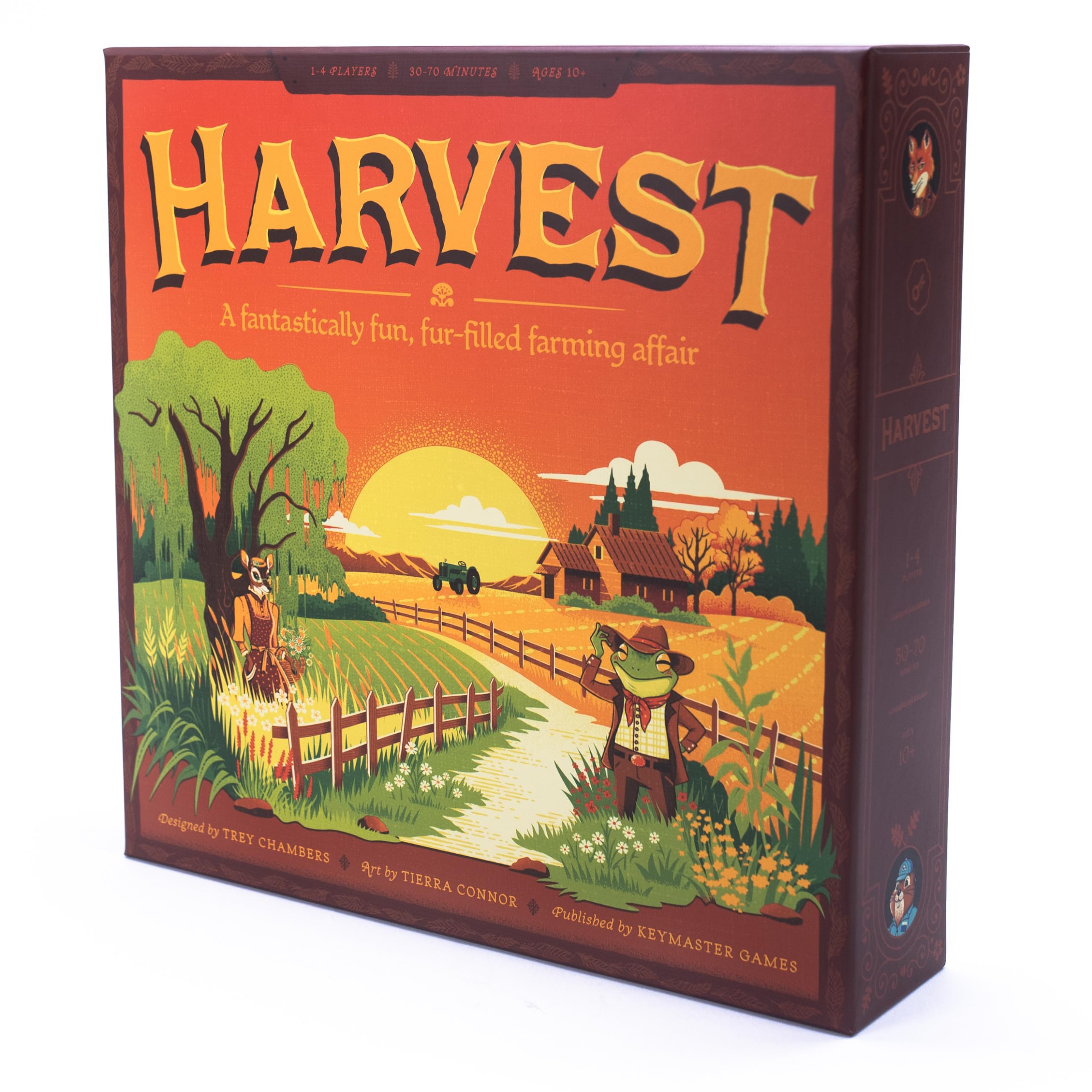 Keymaster Games Harvest cozy farm play invites family evenings and relaxed competition.