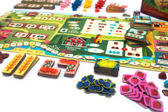 Keymaster Games Harvest crop cards illustrate crops and planning choices.