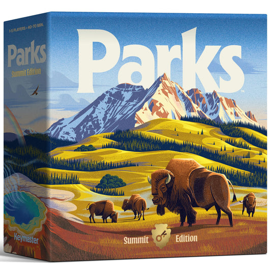Keymaster Games Parks 2nd Edition Summit Deluxe trail map for family adventures